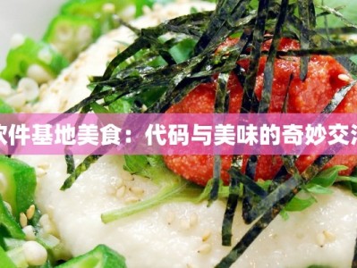 软件基地美食：代码与美味的奇妙交汇
