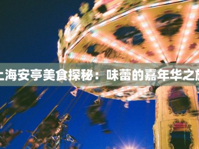 上海安亭美食探秘：味蕾的嘉年华之旅
